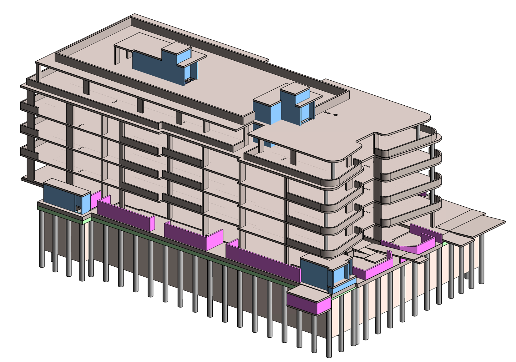 89 91 Willarong Road Caringbah Revit Structure Model