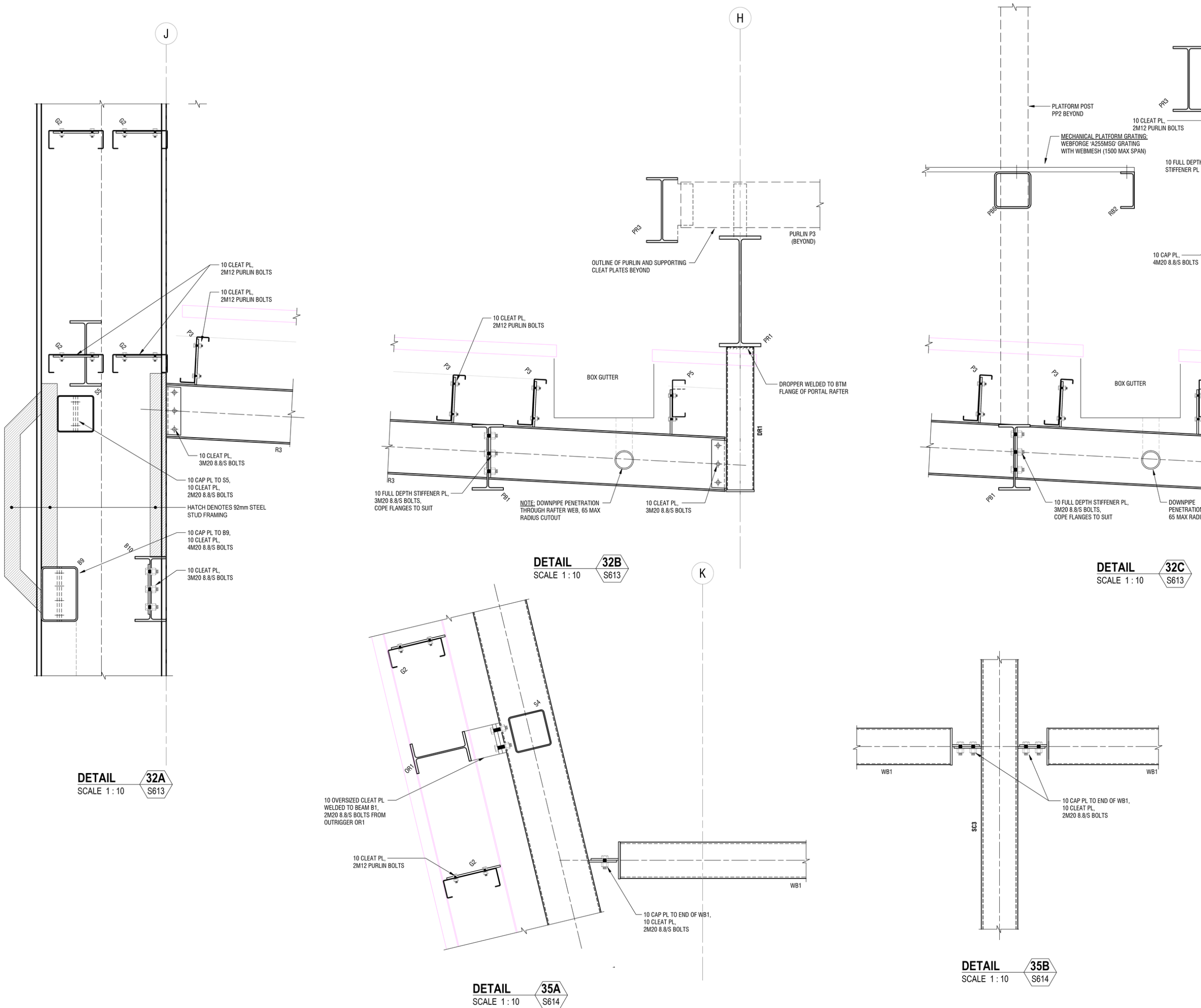 Dubbo Indoor Sports Framing Details scaled
