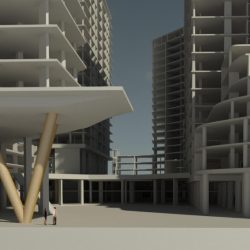 3d view tripod colum in Revit - Prime MQP