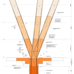 Tower D Tripod Model Structural Elevation Technical Drawing - Prime MQP